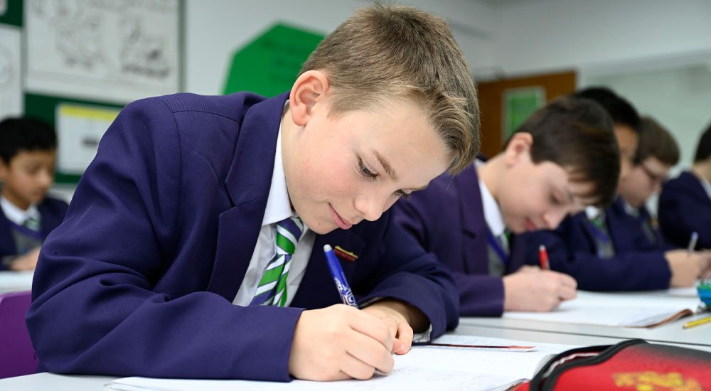 Pupils studying at Bickley Park School